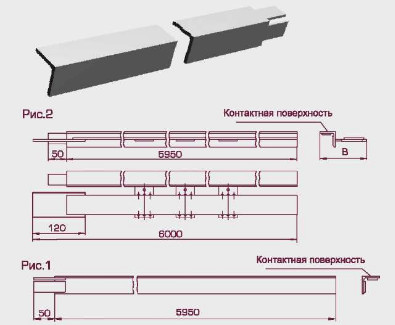 технические размеры 